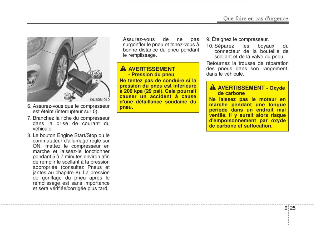 KIA Rio Pride UB manuel du proprietaire / page 308