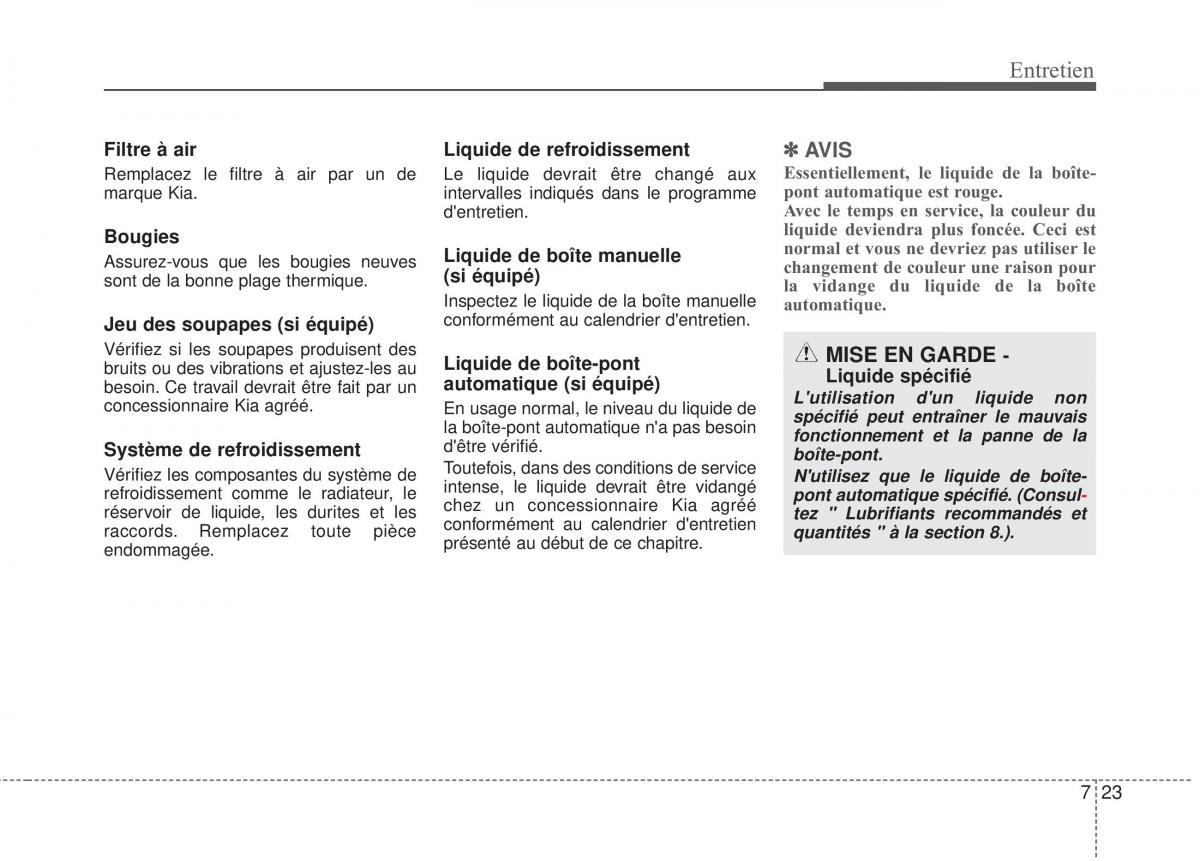 KIA Rio Pride UB manuel du proprietaire / page 337