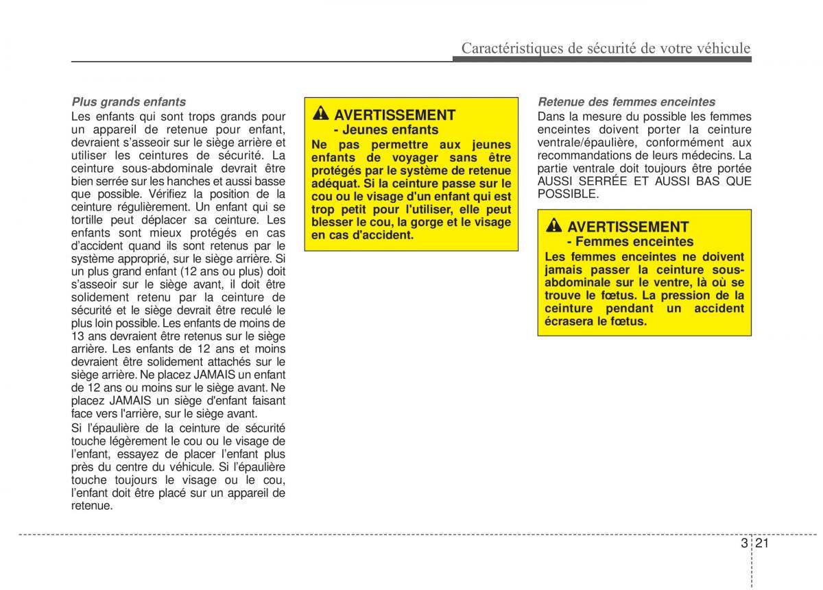 KIA Rio Pride UB manuel du proprietaire / page 34