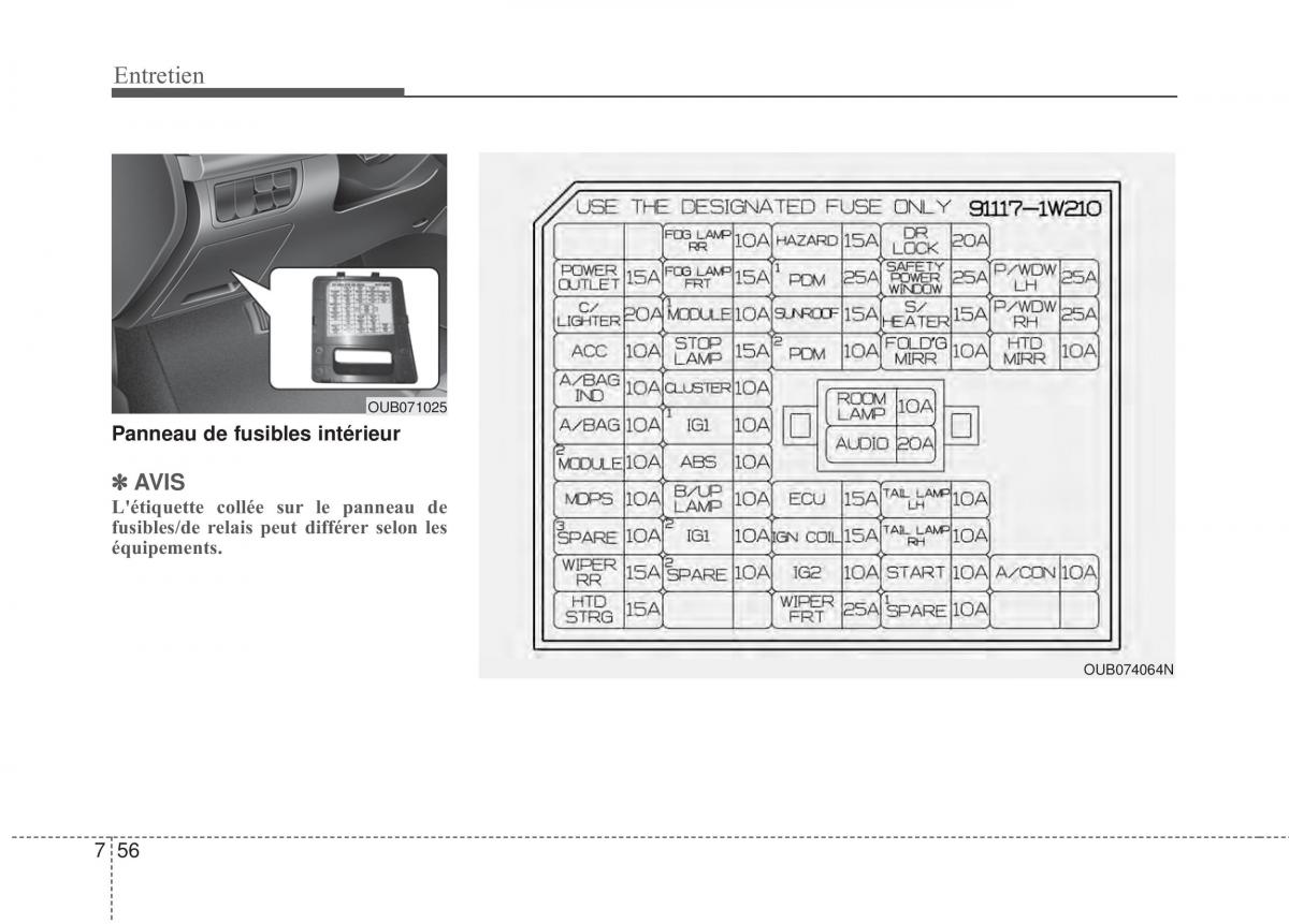 KIA Rio Pride UB manuel du proprietaire / page 370