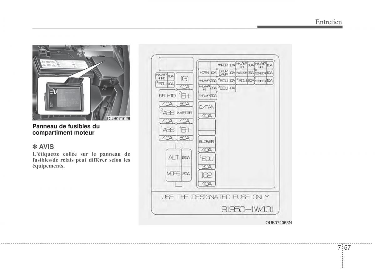 KIA Rio Pride UB manuel du proprietaire / page 371