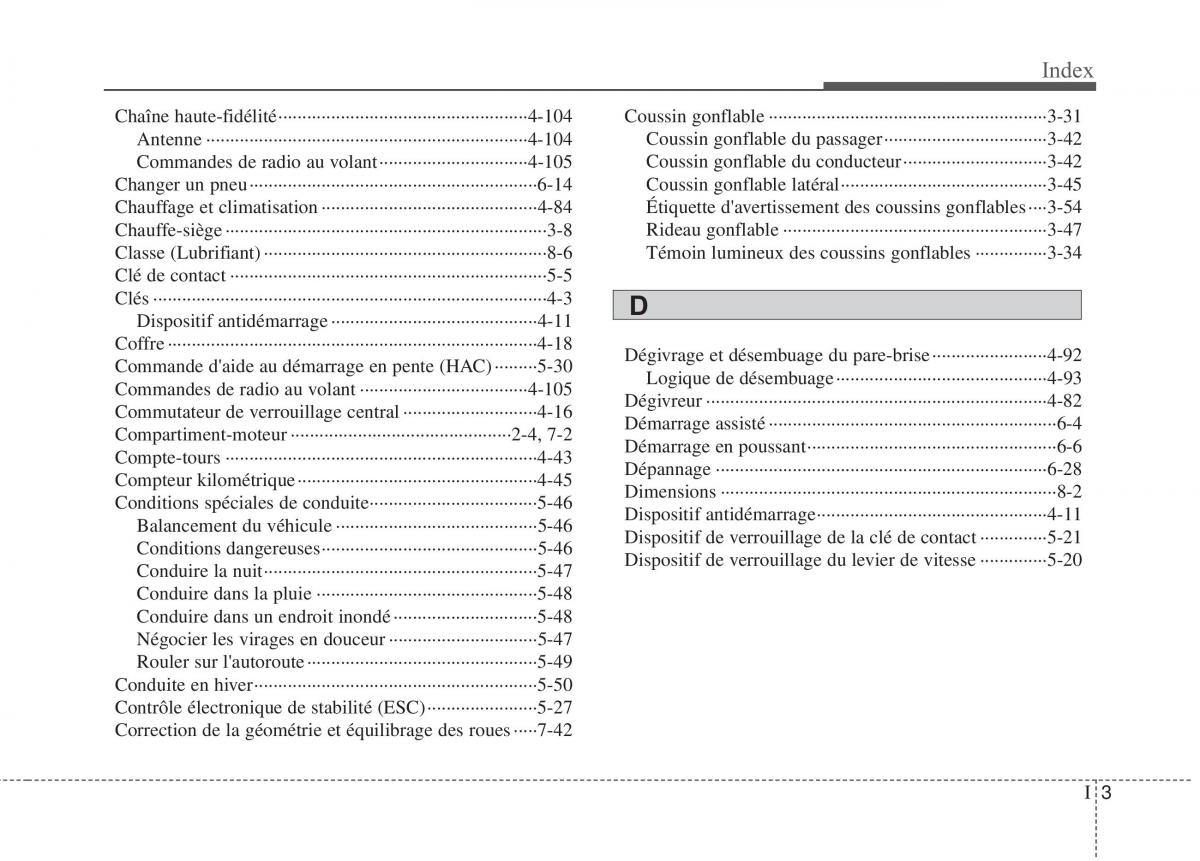 KIA Rio Pride UB manuel du proprietaire / page 397