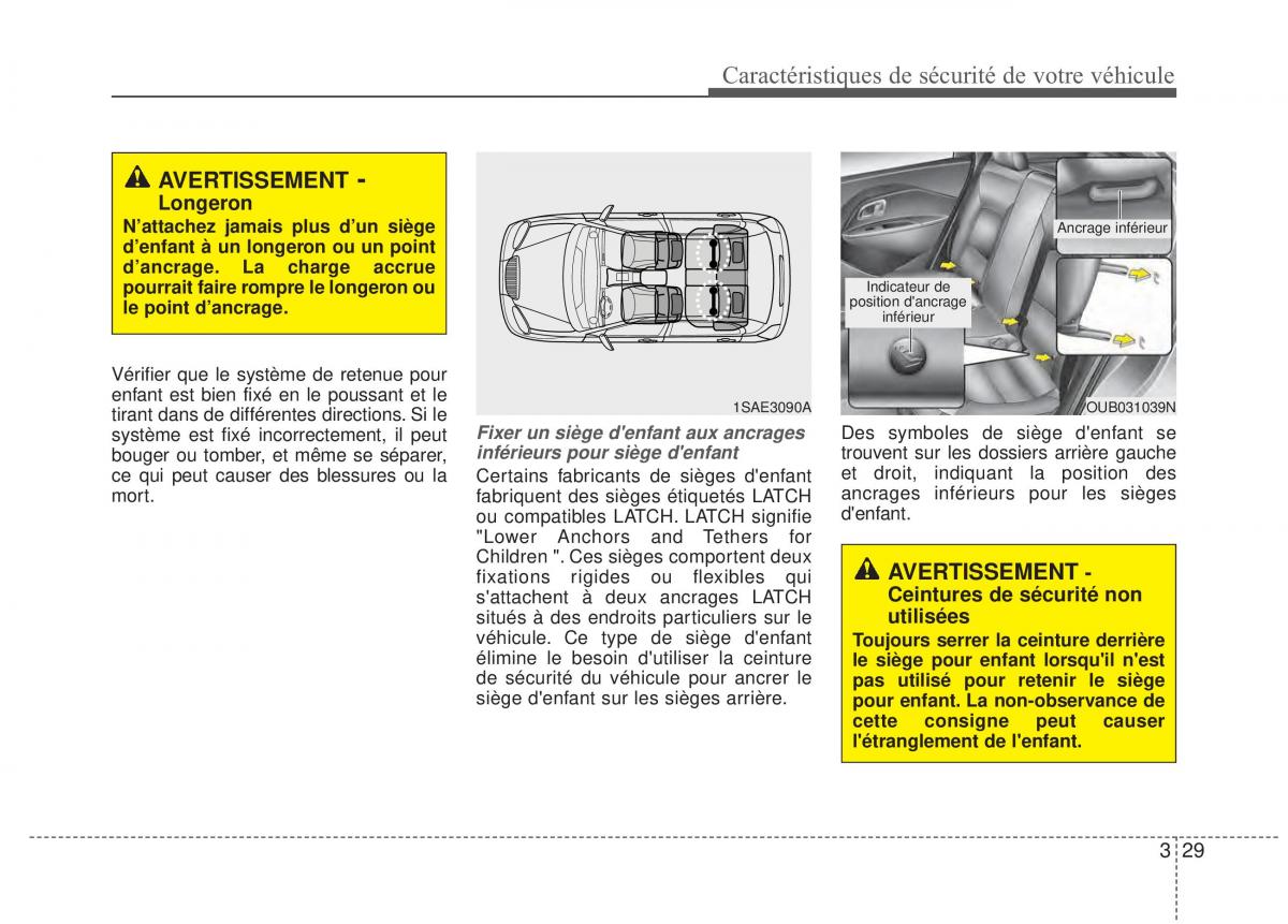 KIA Rio Pride UB manuel du proprietaire / page 42