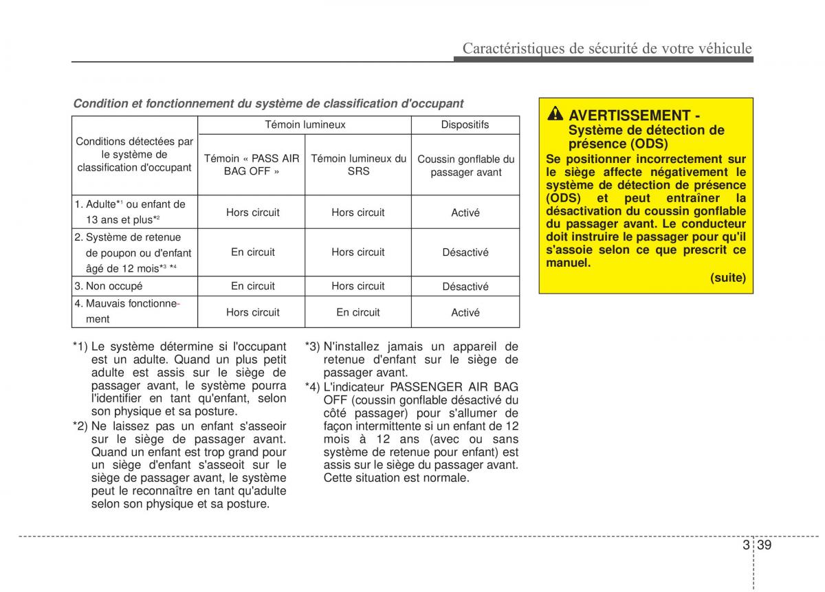 KIA Rio Pride UB manuel du proprietaire / page 52