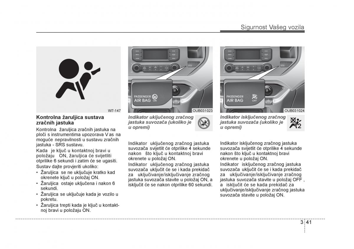 KIA Rio Pride UB vlasnicko uputstvo / page 58