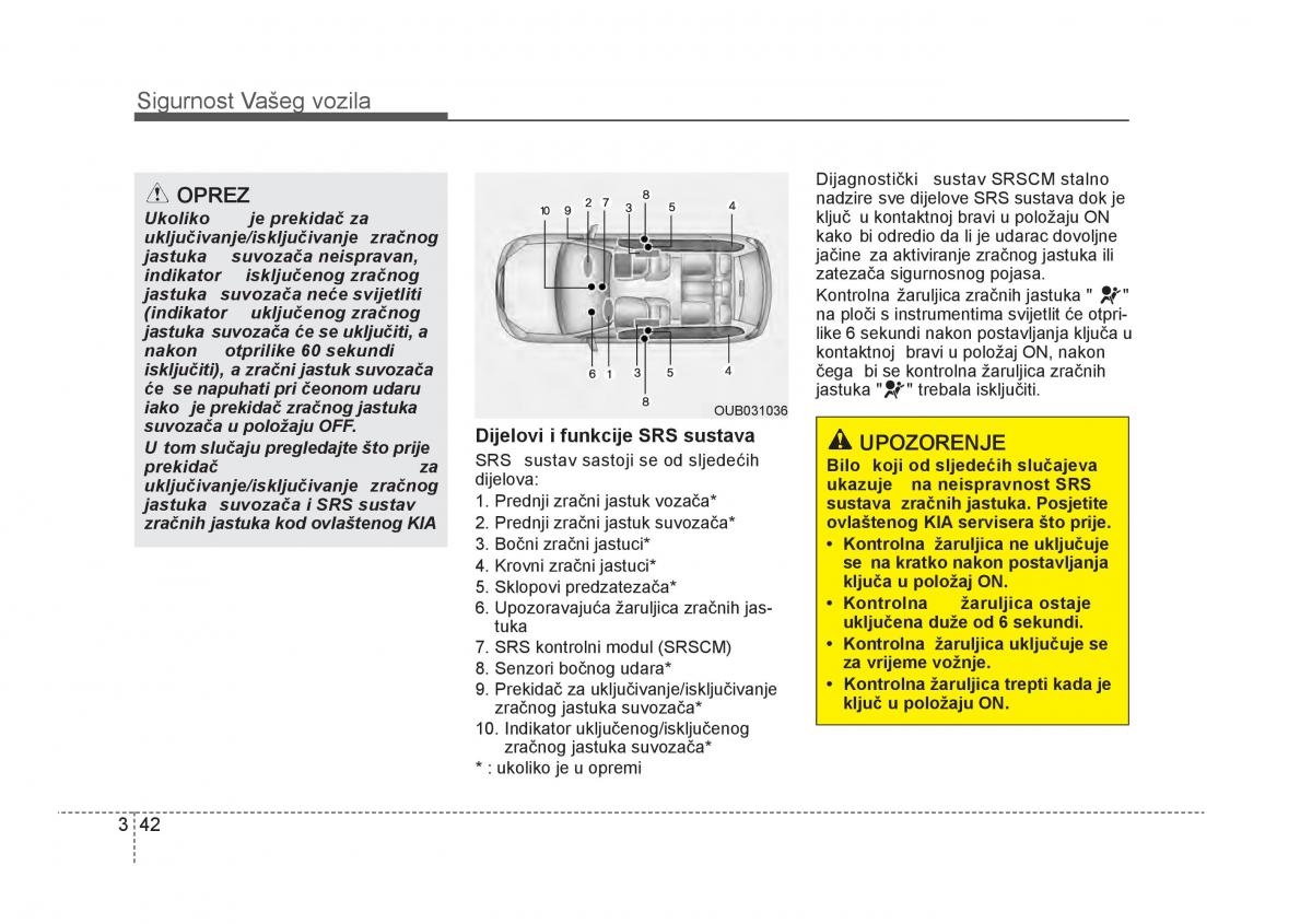 KIA Rio Pride UB vlasnicko uputstvo / page 59