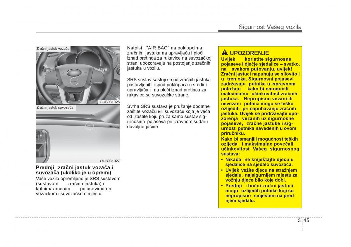 KIA Rio Pride UB vlasnicko uputstvo / page 62