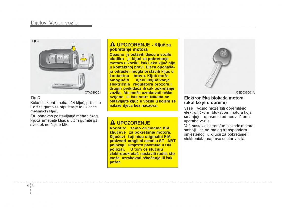 KIA Rio Pride UB vlasnicko uputstvo / page 81