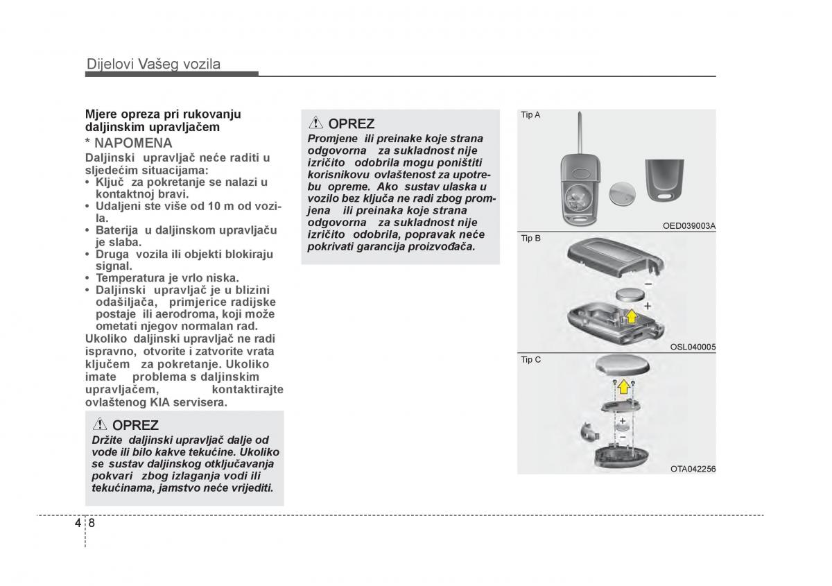 KIA Rio Pride UB vlasnicko uputstvo / page 85