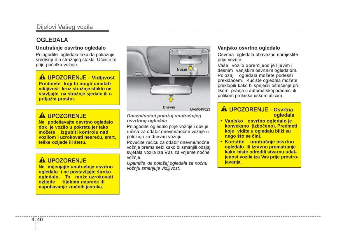 KIA Rio Pride UB vlasnicko uputstvo / page 117