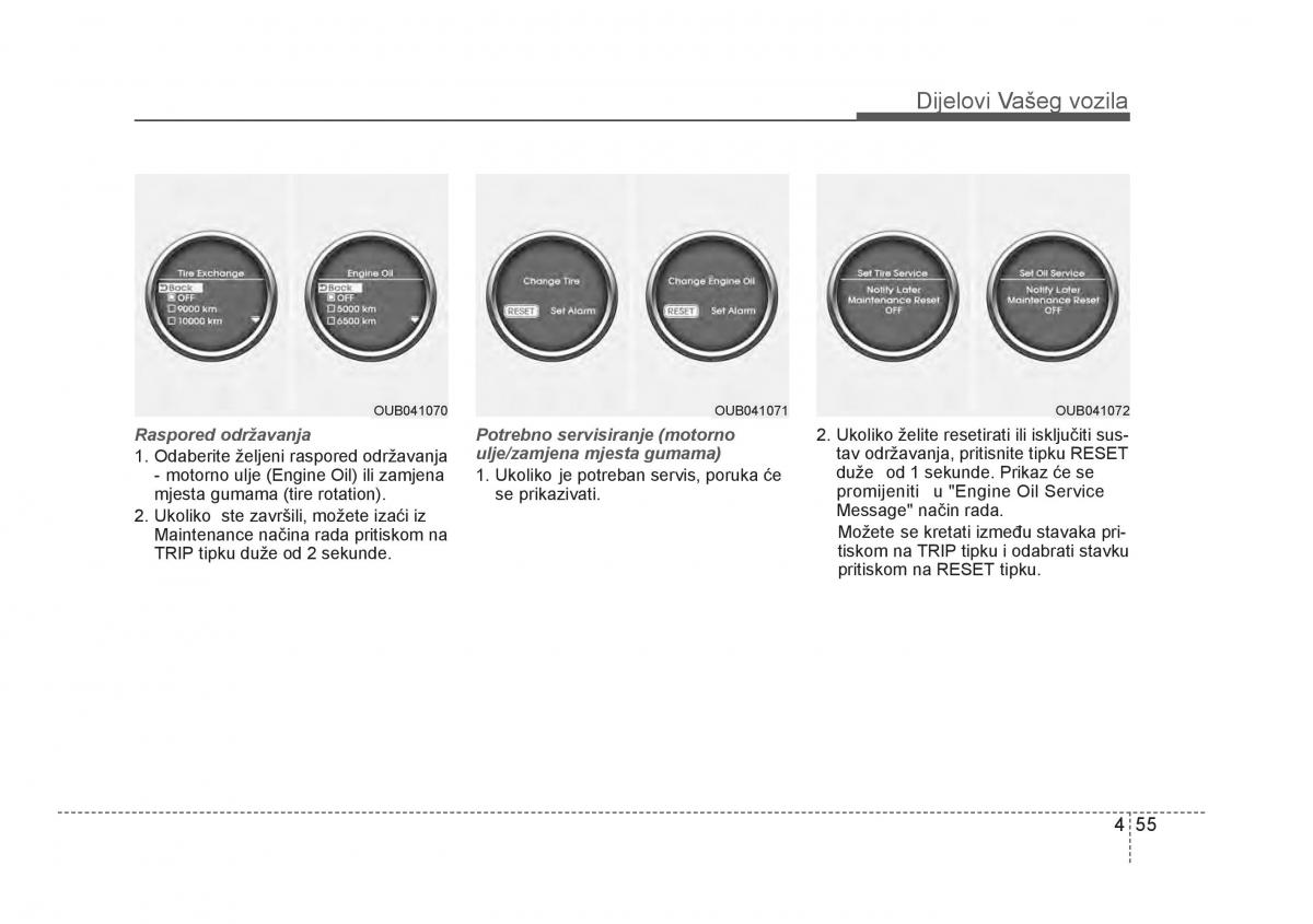 KIA Rio Pride UB vlasnicko uputstvo / page 132