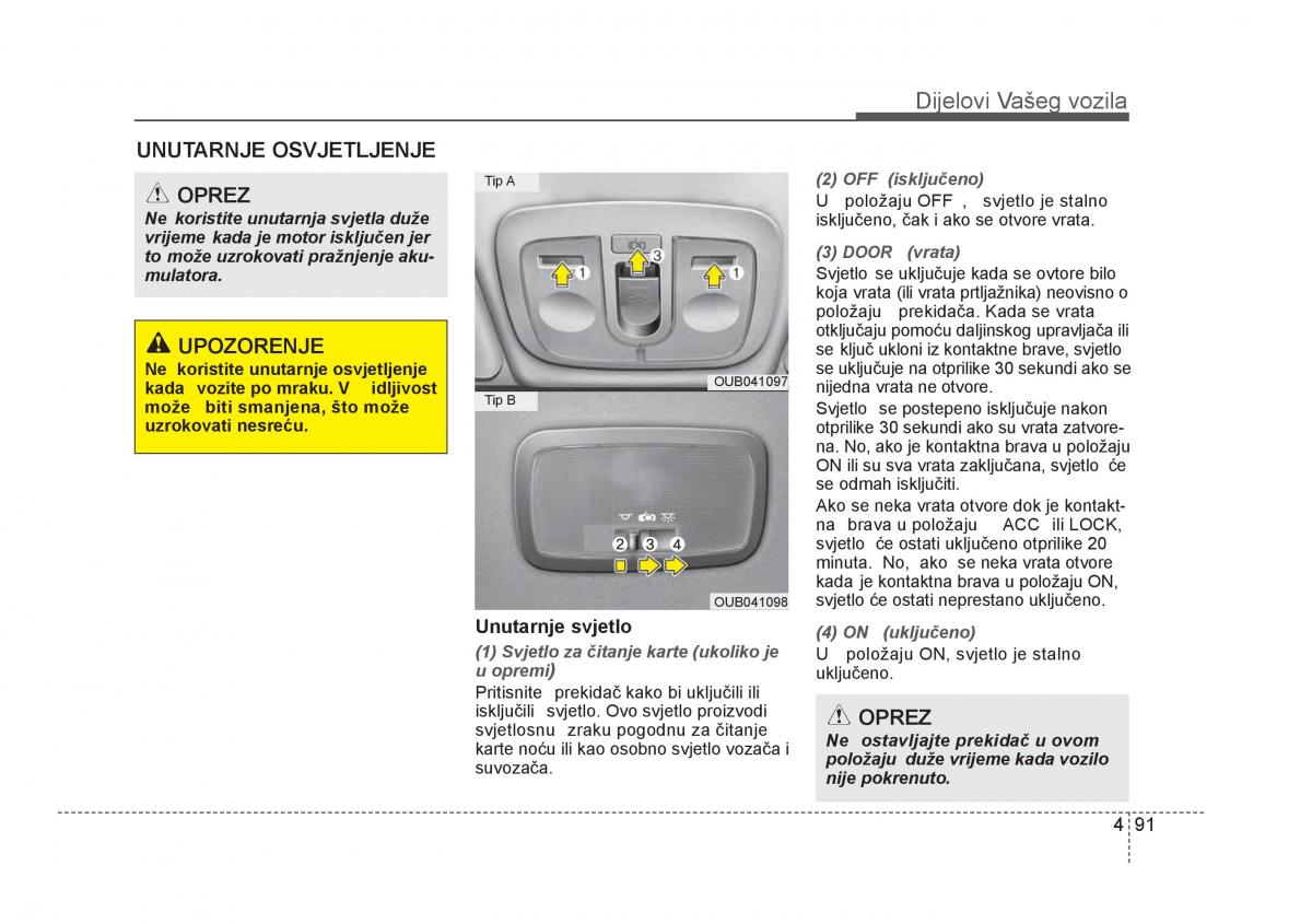 KIA Rio Pride UB vlasnicko uputstvo / page 168