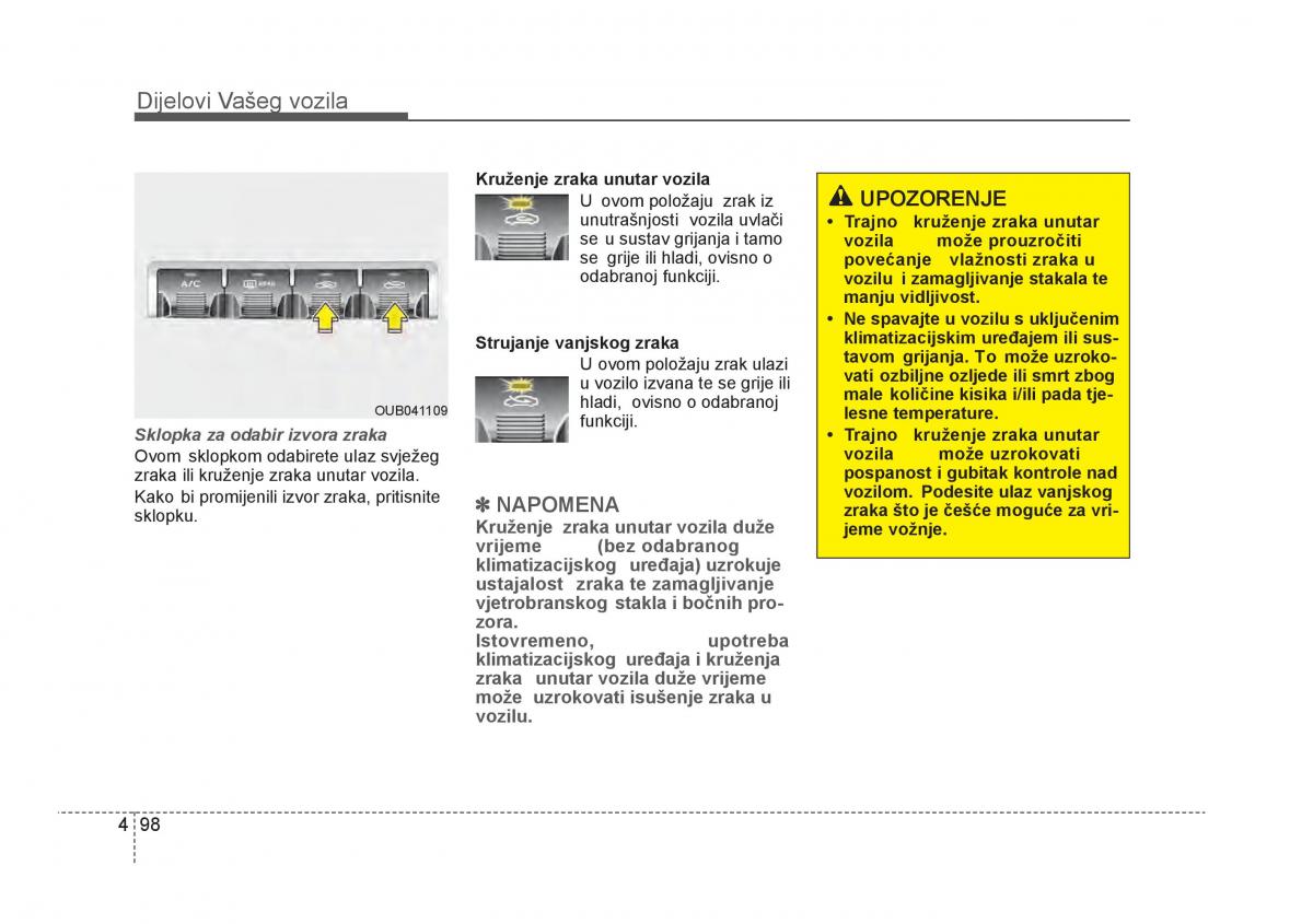 KIA Rio Pride UB vlasnicko uputstvo / page 175