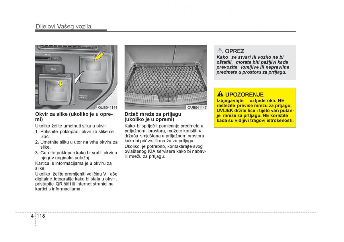 KIA Rio Pride UB vlasnicko uputstvo / page 195