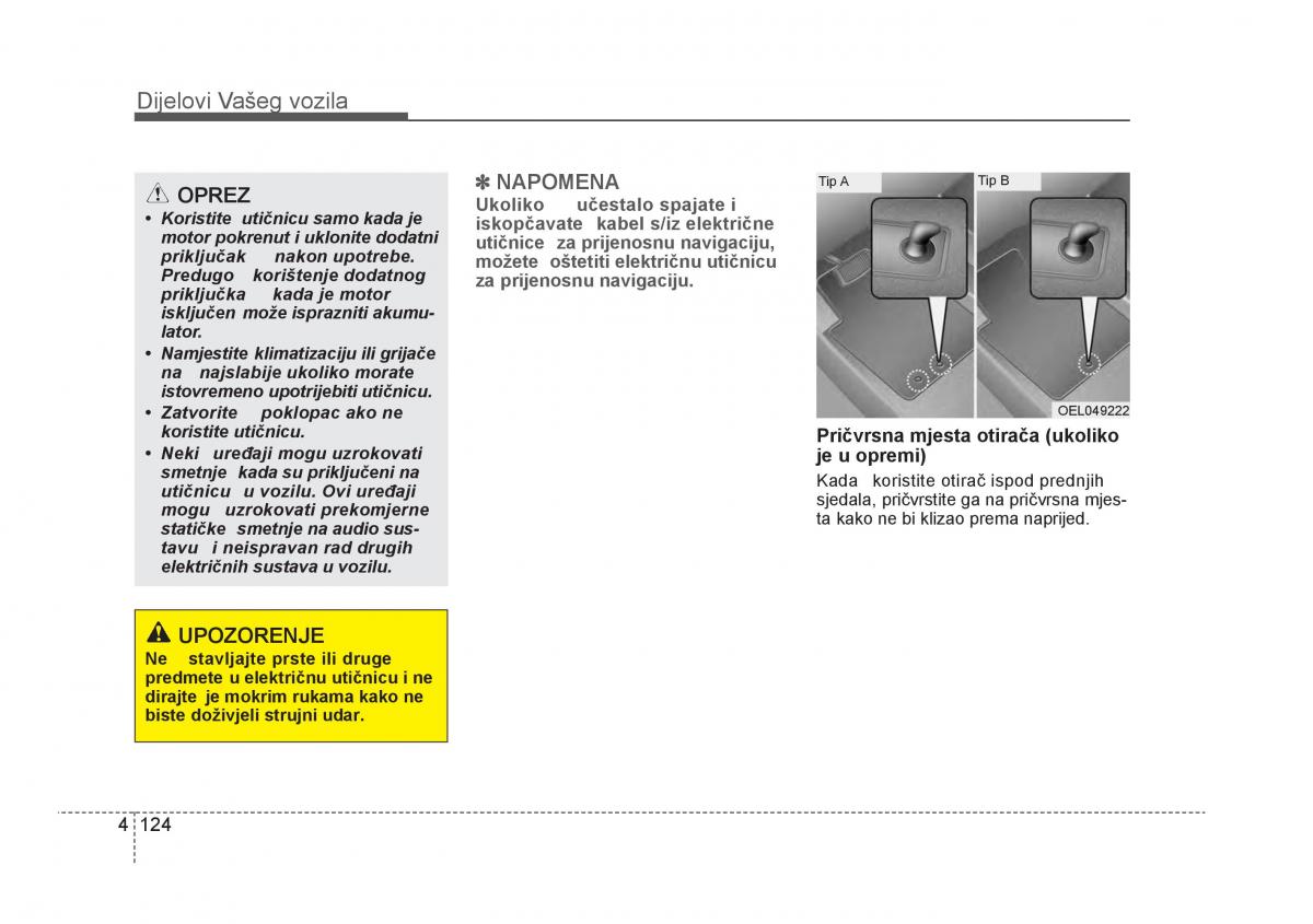 KIA Rio Pride UB vlasnicko uputstvo / page 201