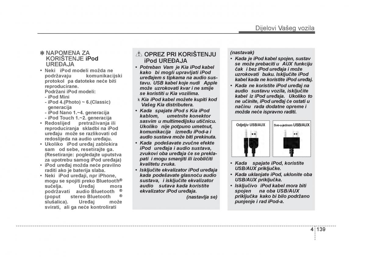 KIA Rio Pride UB vlasnicko uputstvo / page 216