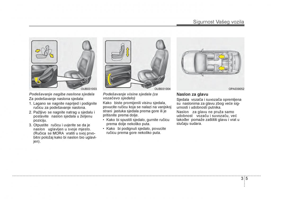 KIA Rio Pride UB vlasnicko uputstvo / page 22