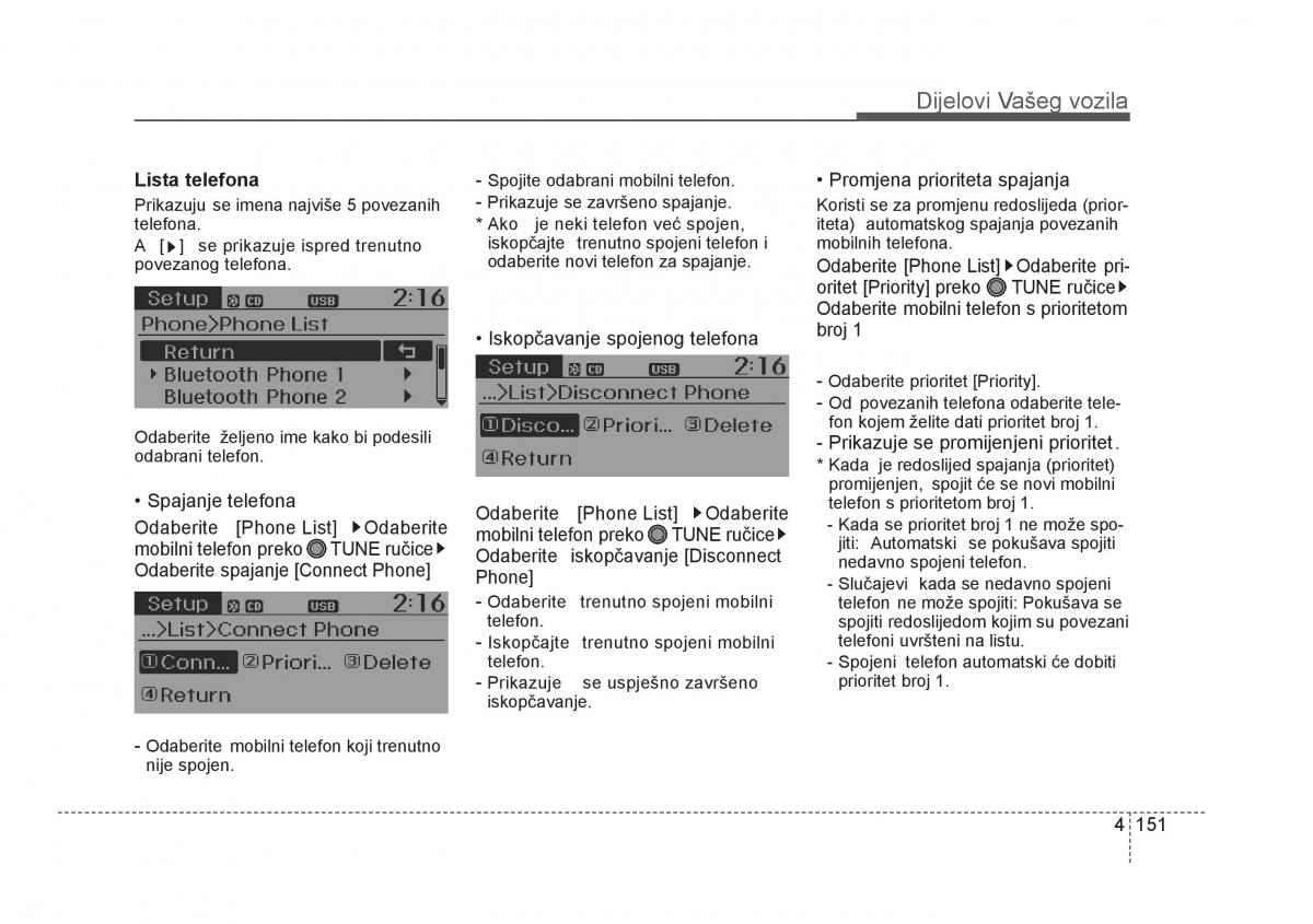 KIA Rio Pride UB vlasnicko uputstvo / page 228