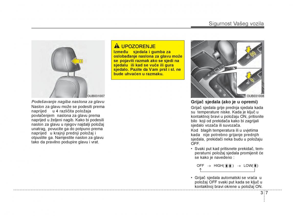 KIA Rio Pride UB vlasnicko uputstvo / page 24