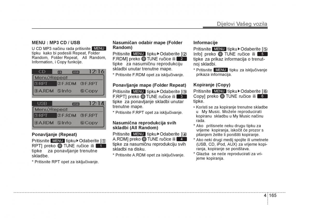 KIA Rio Pride UB vlasnicko uputstvo / page 242