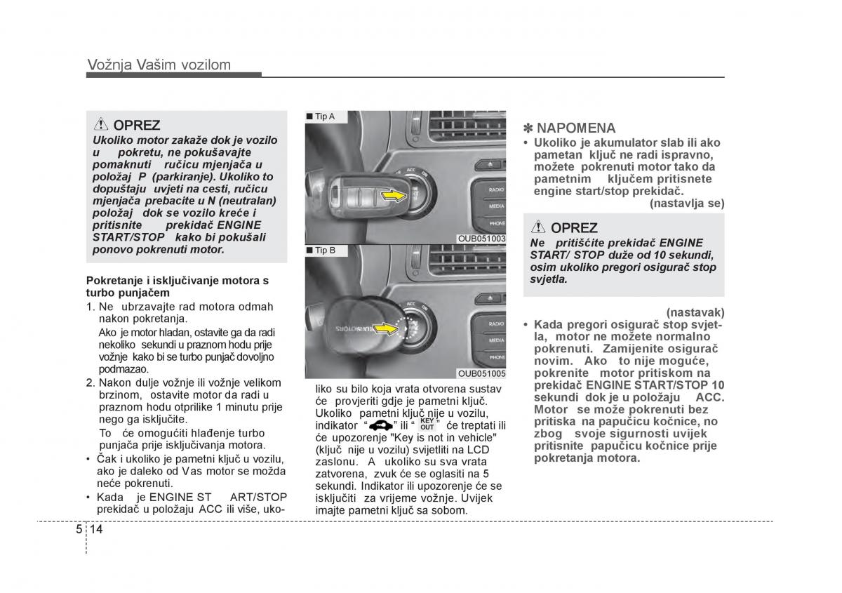 KIA Rio Pride UB vlasnicko uputstvo / page 265