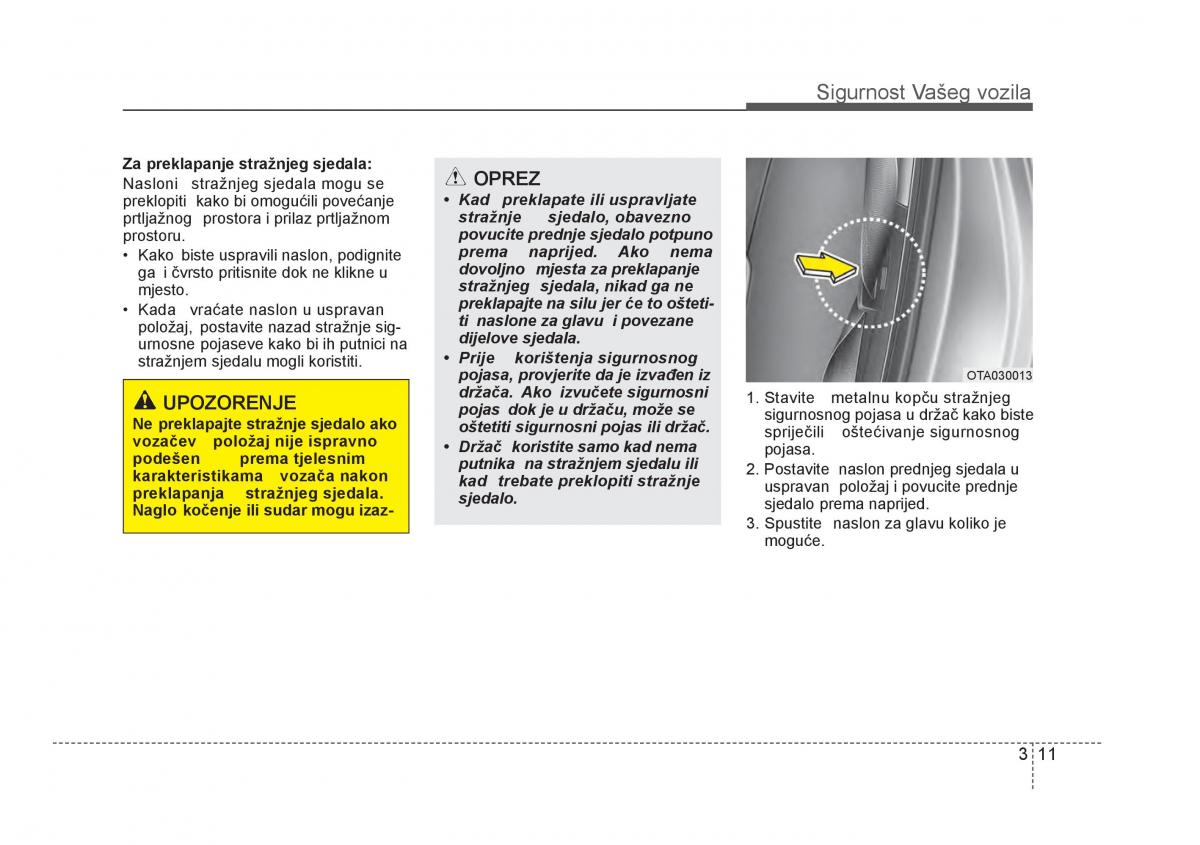 KIA Rio Pride UB vlasnicko uputstvo / page 28