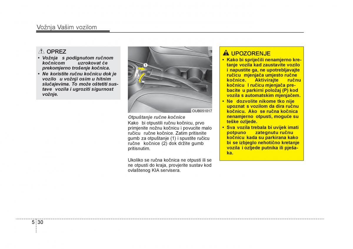 KIA Rio Pride UB vlasnicko uputstvo / page 281