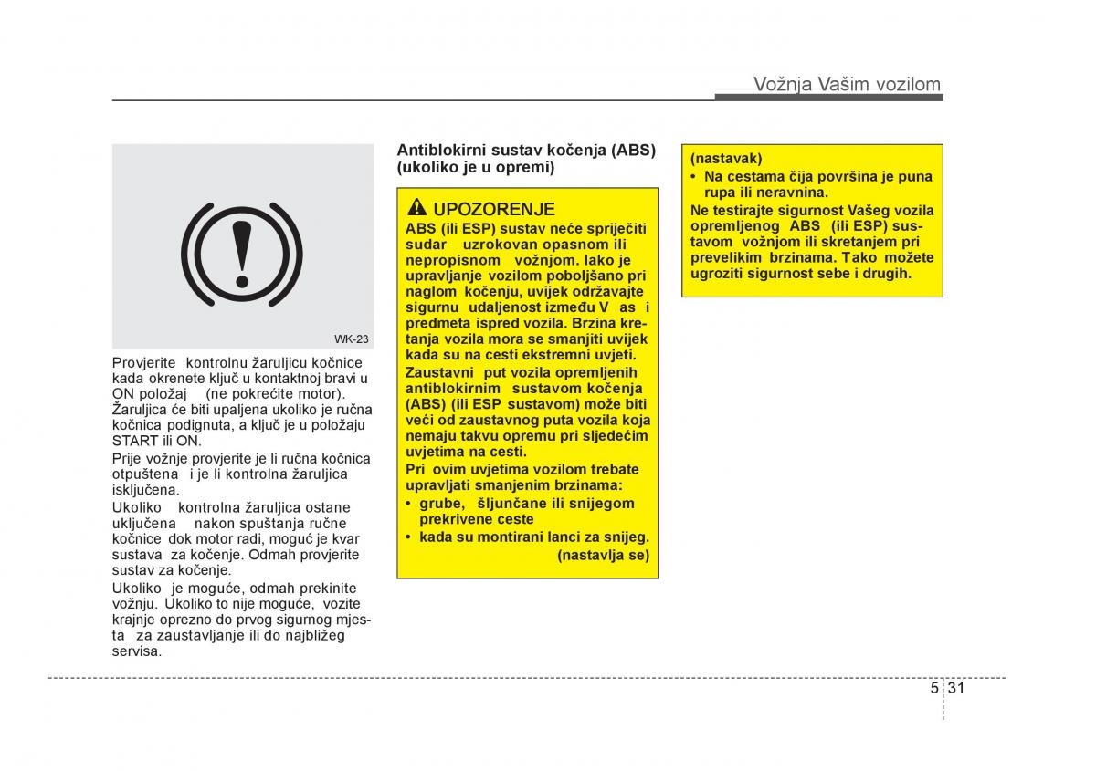 KIA Rio Pride UB vlasnicko uputstvo / page 282