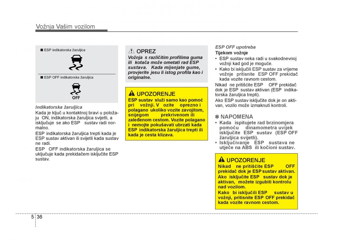 KIA Rio Pride UB vlasnicko uputstvo / page 287