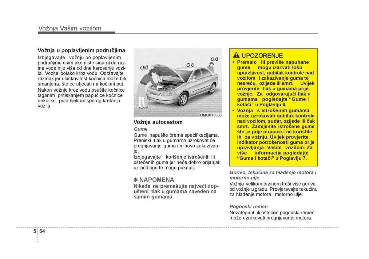 KIA Rio Pride UB vlasnicko uputstvo / page 305