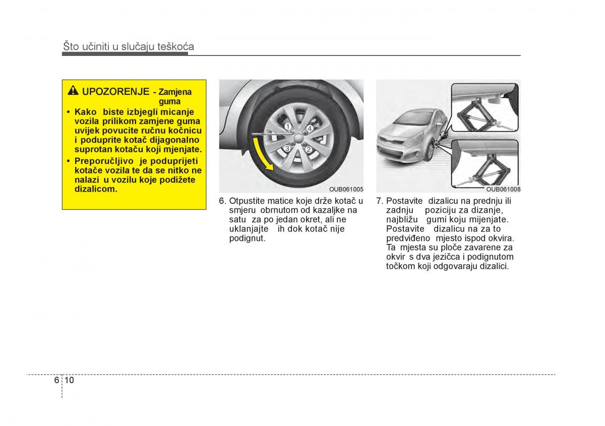 KIA Rio Pride UB vlasnicko uputstvo / page 329