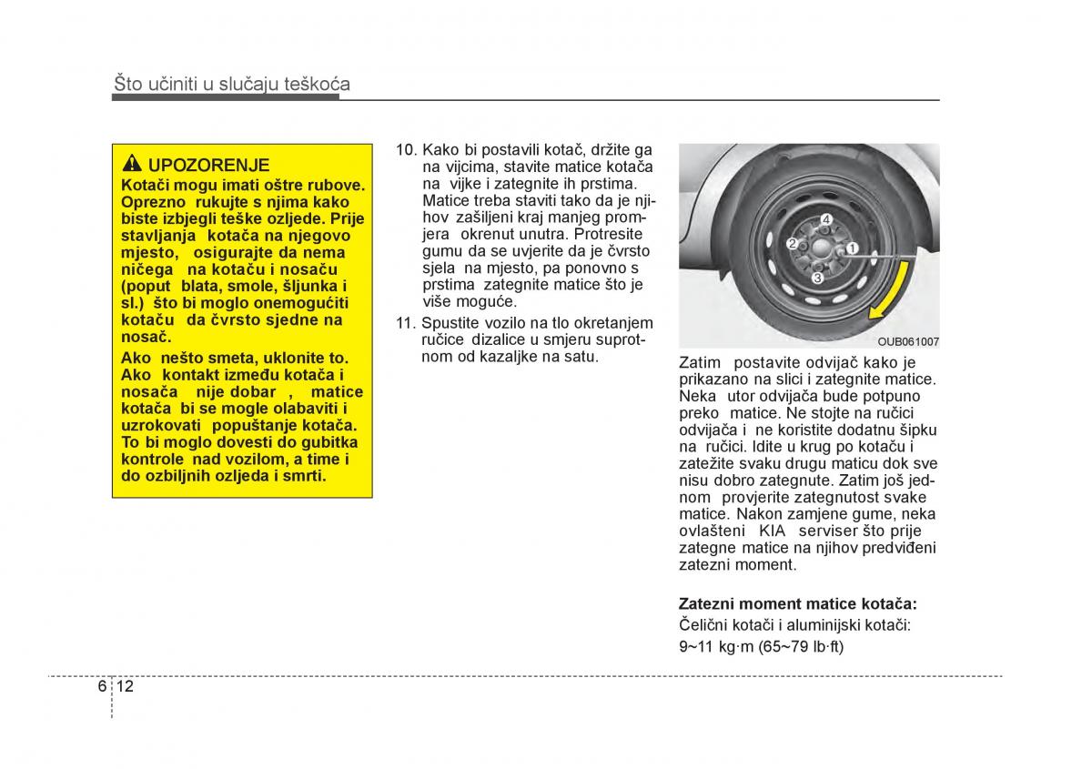 KIA Rio Pride UB vlasnicko uputstvo / page 331