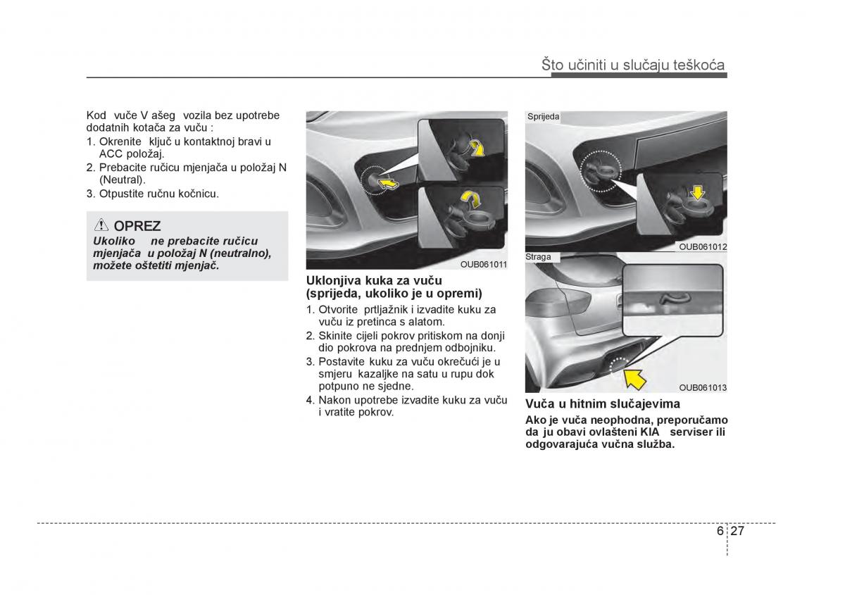 KIA Rio Pride UB vlasnicko uputstvo / page 346