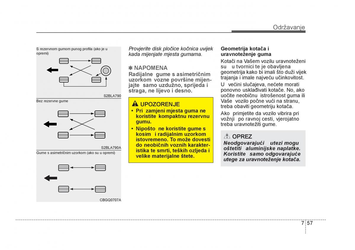 KIA Rio Pride UB vlasnicko uputstvo / page 406