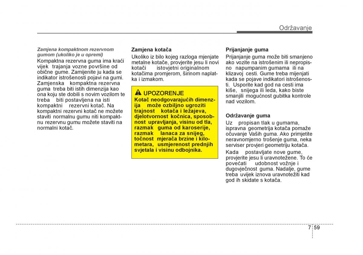 KIA Rio Pride UB vlasnicko uputstvo / page 408