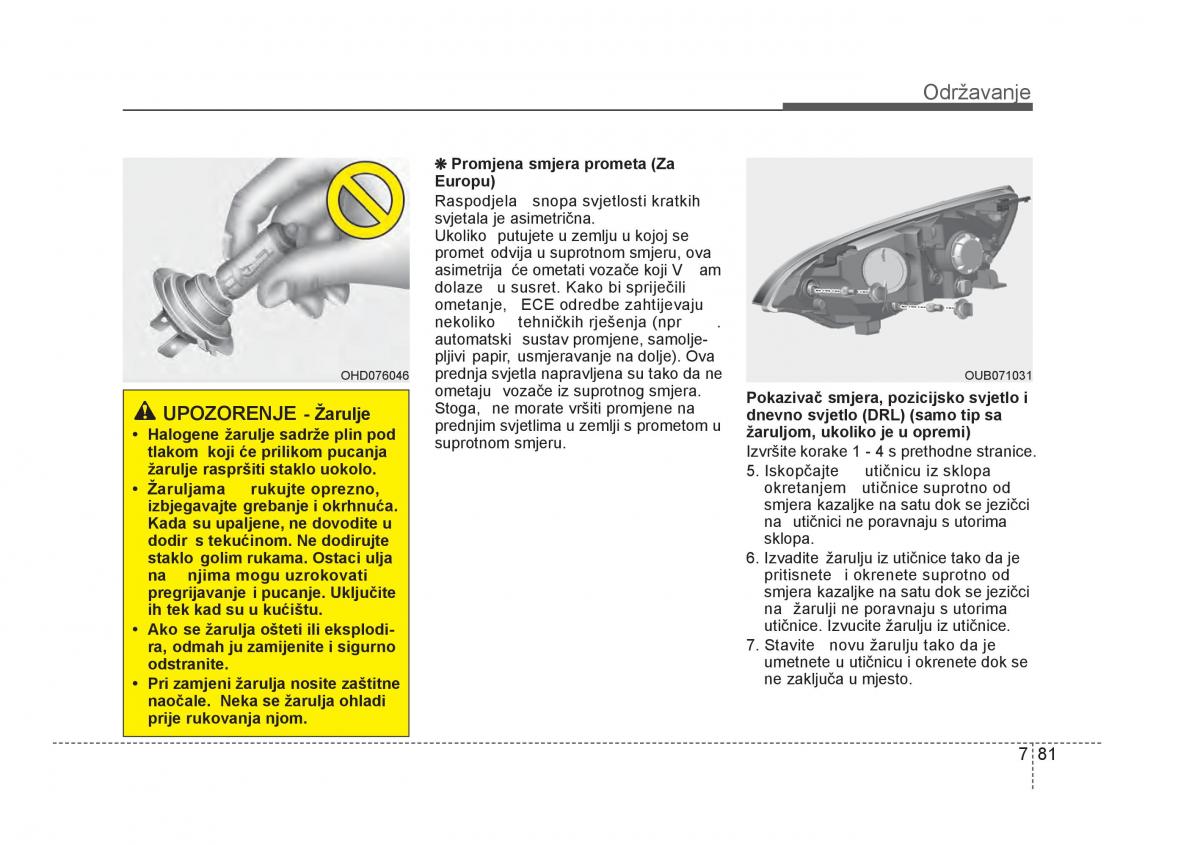 KIA Rio Pride UB vlasnicko uputstvo / page 430