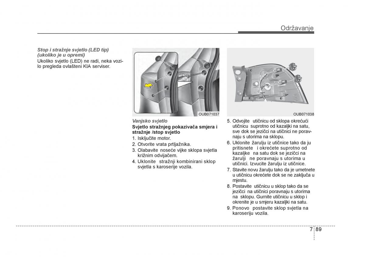 KIA Rio Pride UB vlasnicko uputstvo / page 438