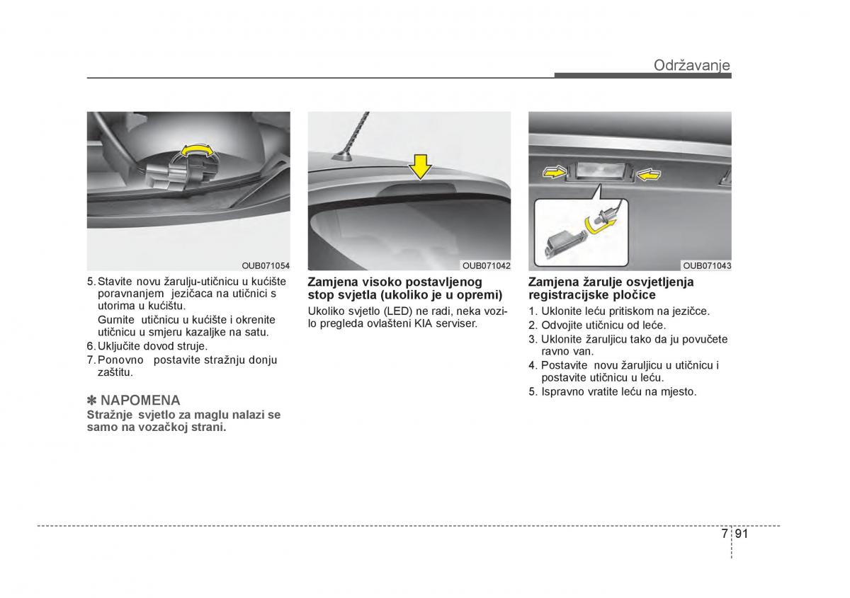 KIA Rio Pride UB vlasnicko uputstvo / page 440