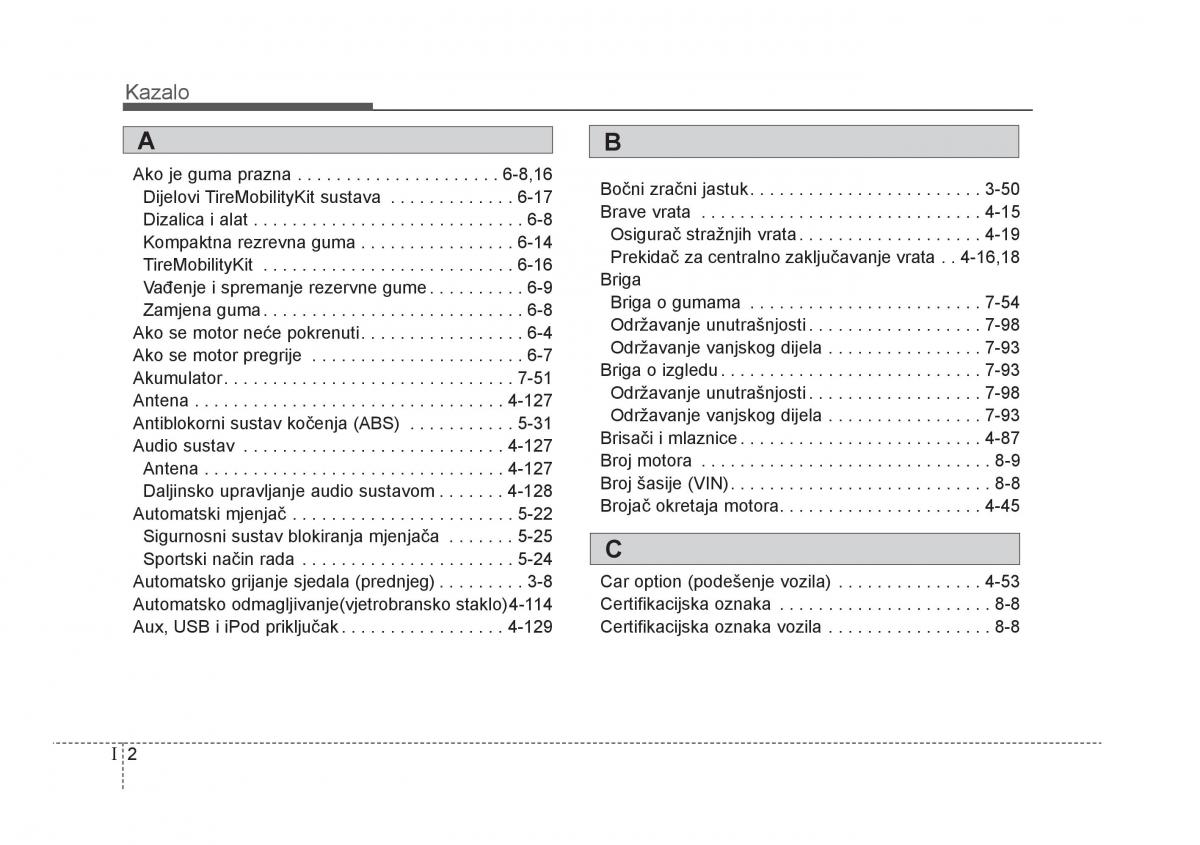 KIA Rio Pride UB vlasnicko uputstvo / page 463