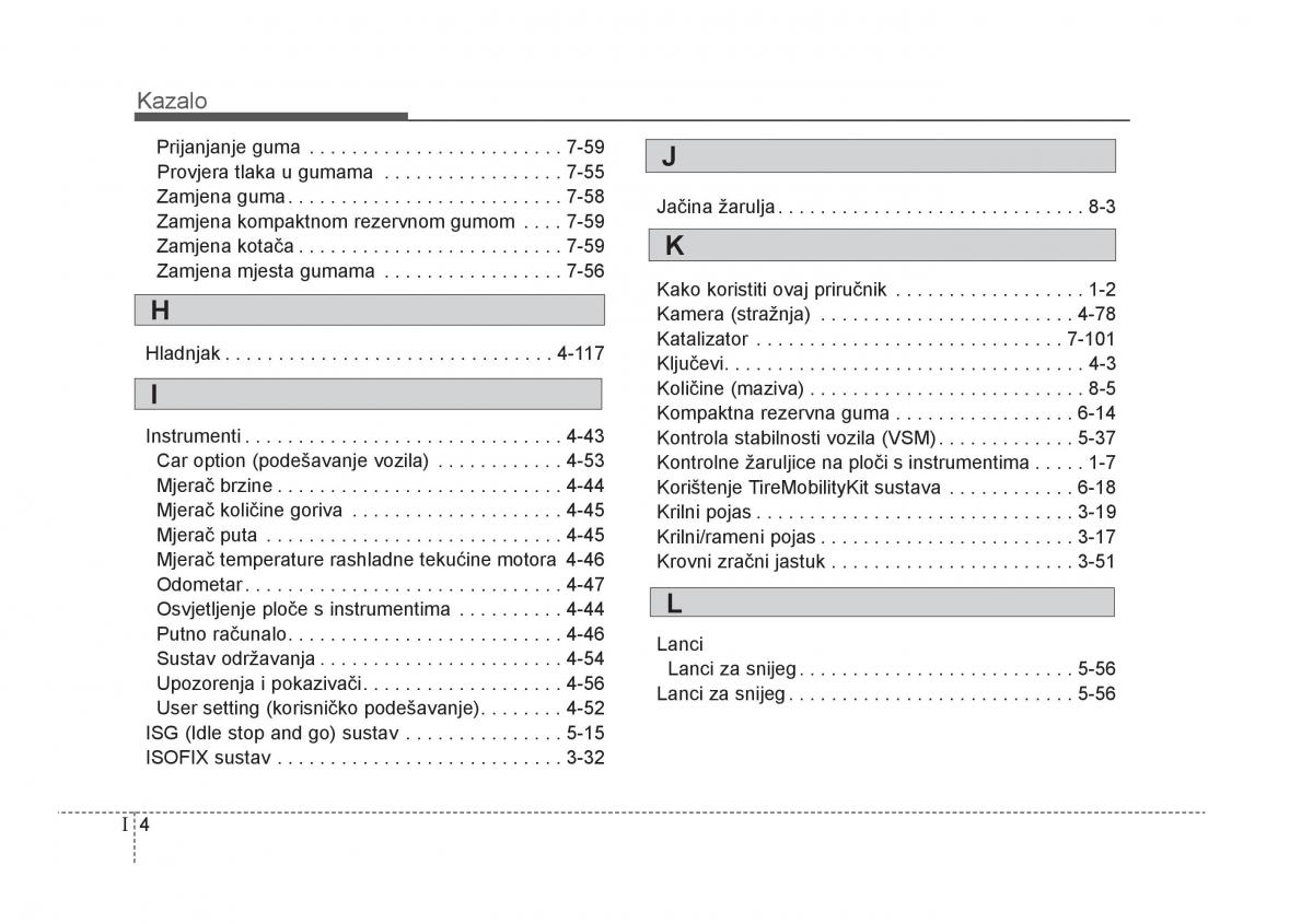 KIA Rio Pride UB vlasnicko uputstvo / page 465