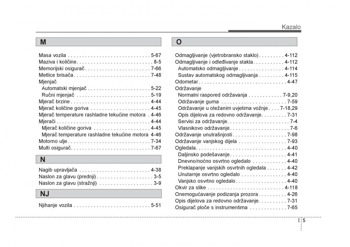 KIA Rio Pride UB vlasnicko uputstvo / page 466