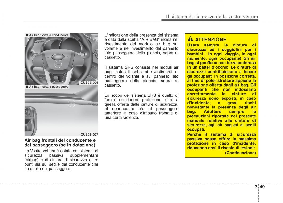 KIA Rio Pride UB manuale del proprietario / page 65