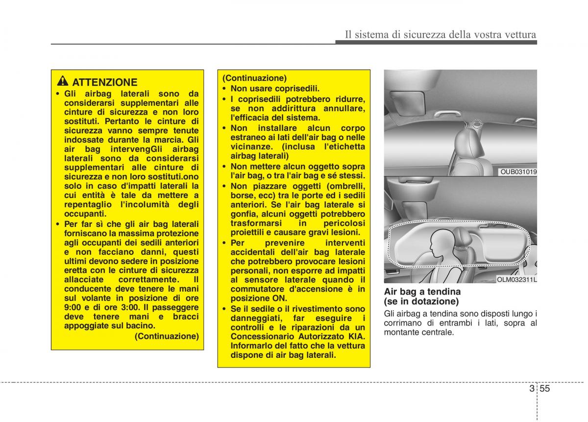 KIA Rio Pride UB manuale del proprietario / page 71