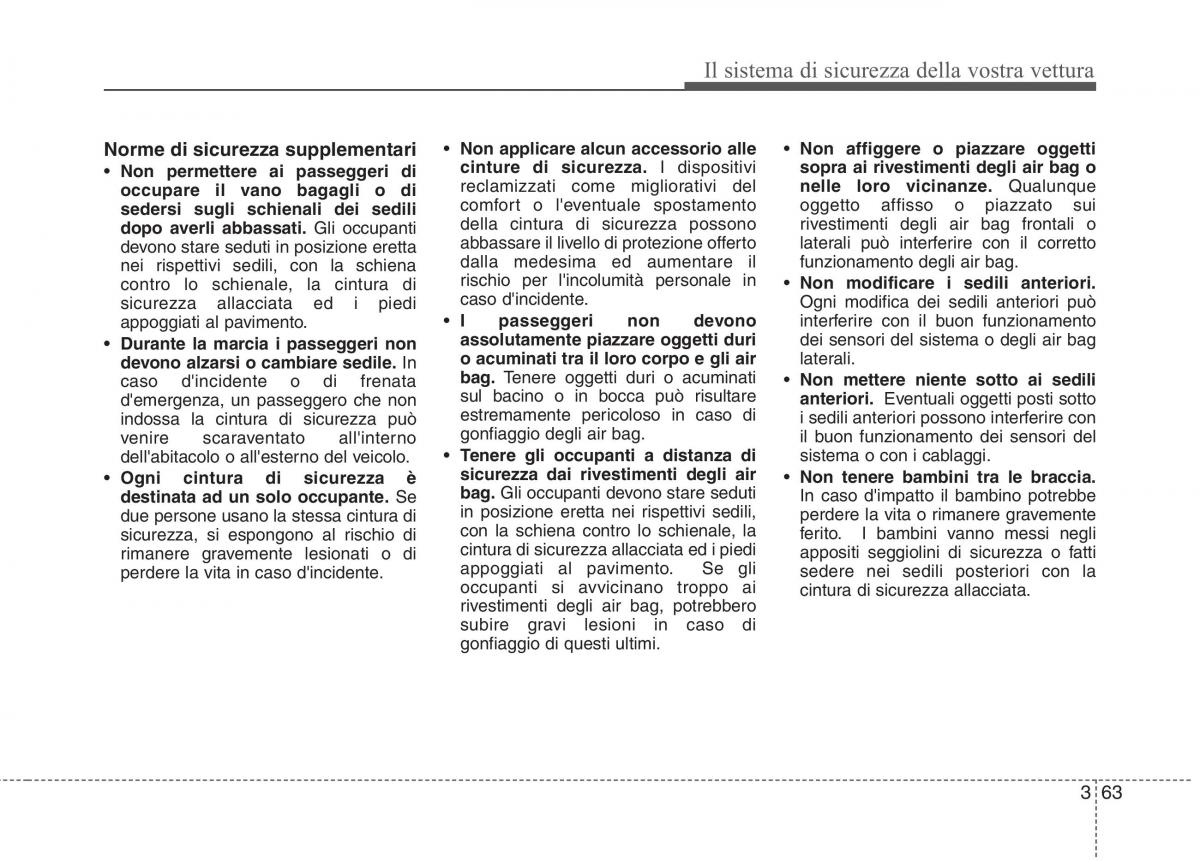 KIA Rio Pride UB manuale del proprietario / page 79