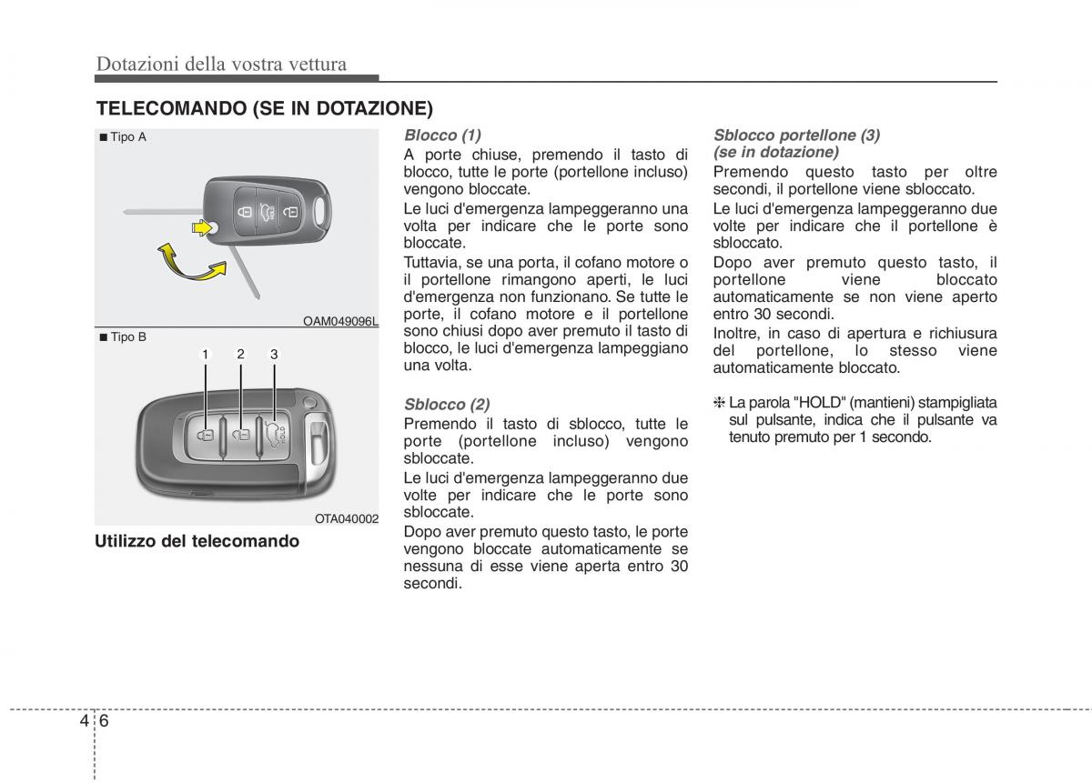 KIA Rio Pride UB manuale del proprietario / page 86