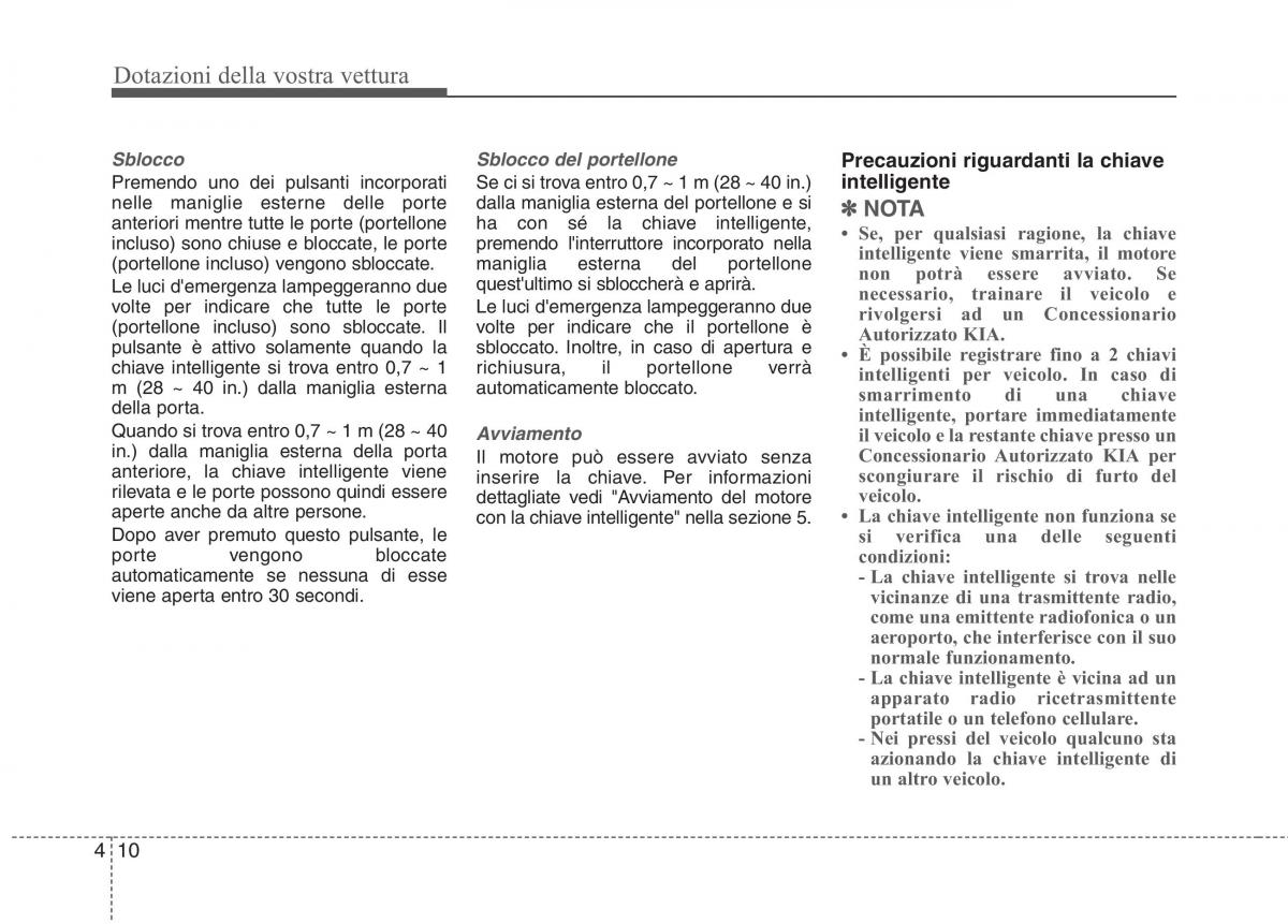 KIA Rio Pride UB manuale del proprietario / page 90