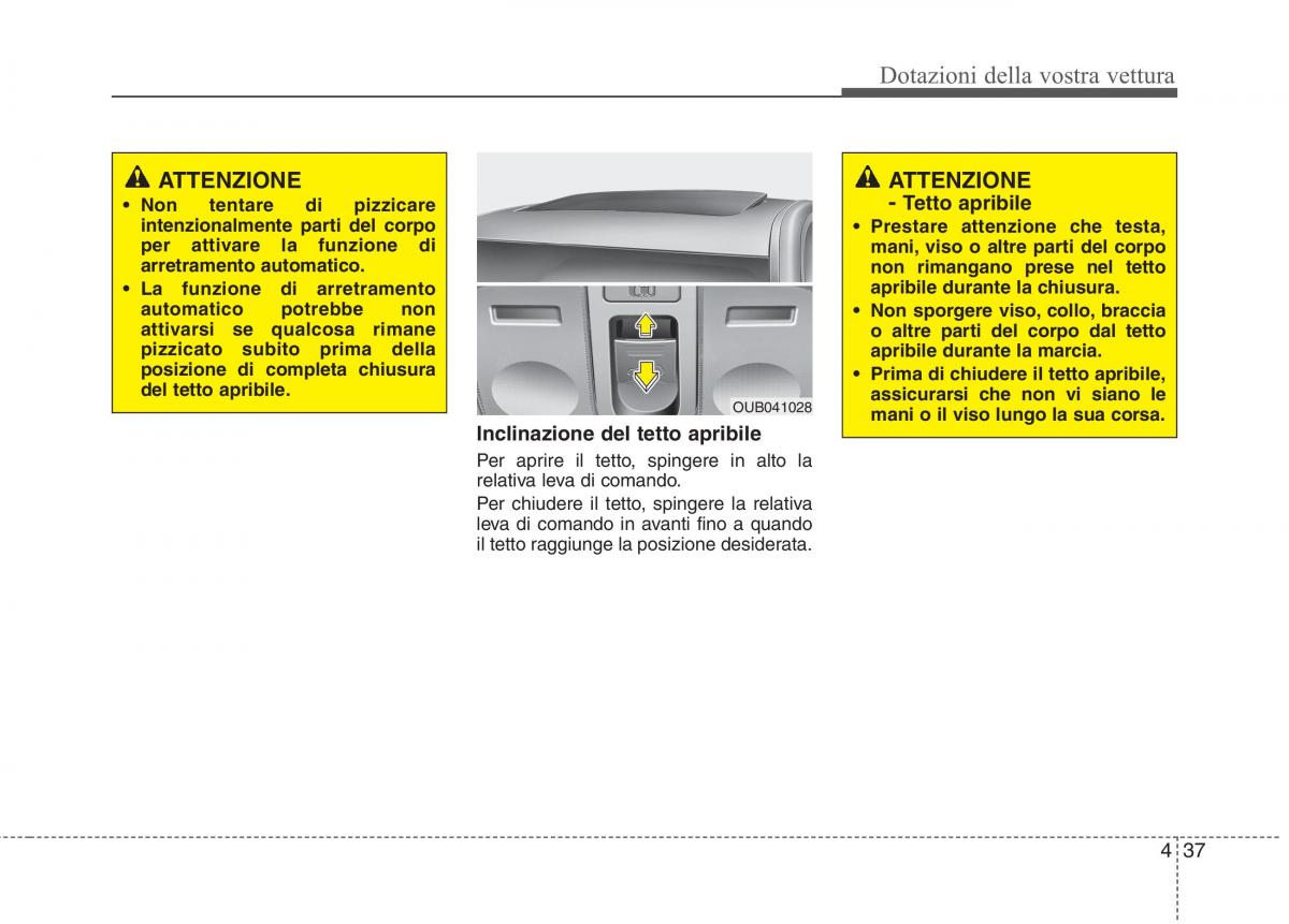 KIA Rio Pride UB manuale del proprietario / page 117