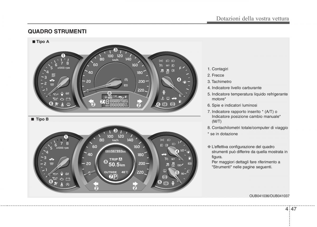 KIA Rio Pride UB manuale del proprietario / page 127