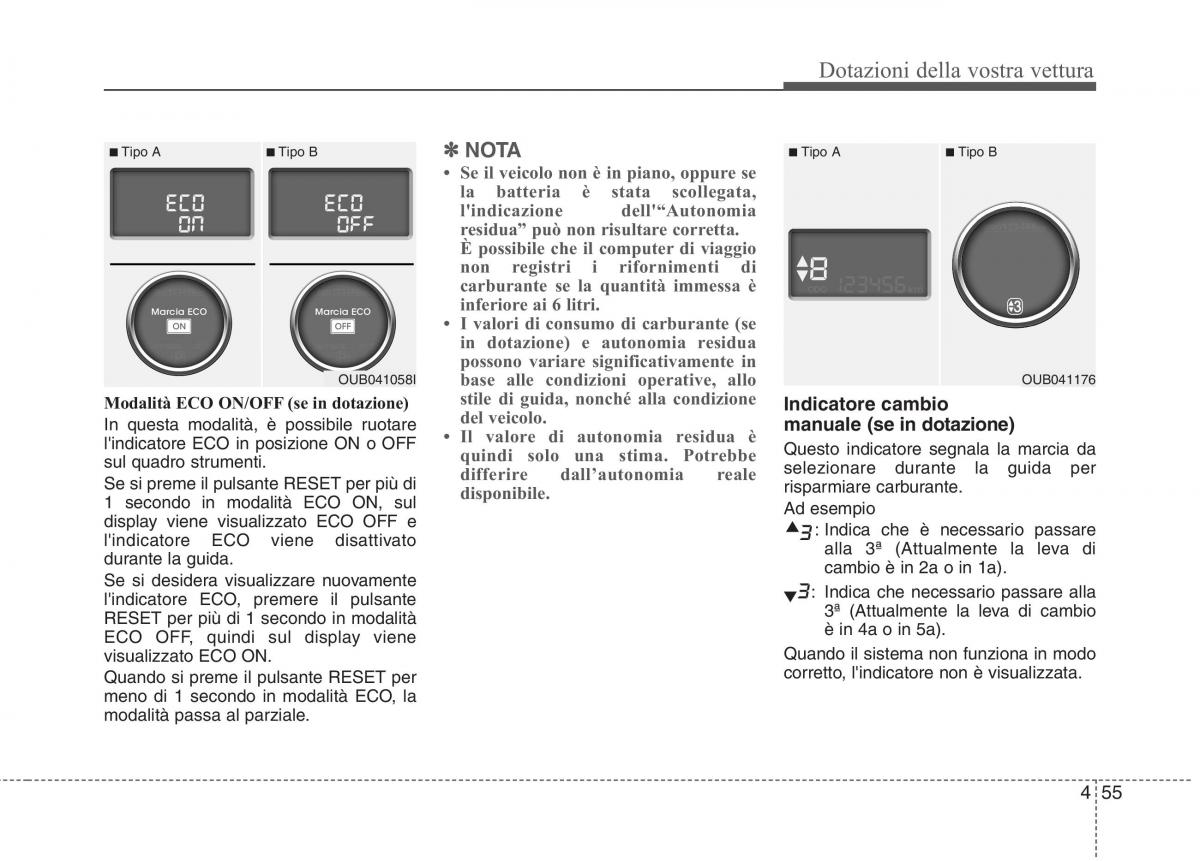 KIA Rio Pride UB manuale del proprietario / page 135