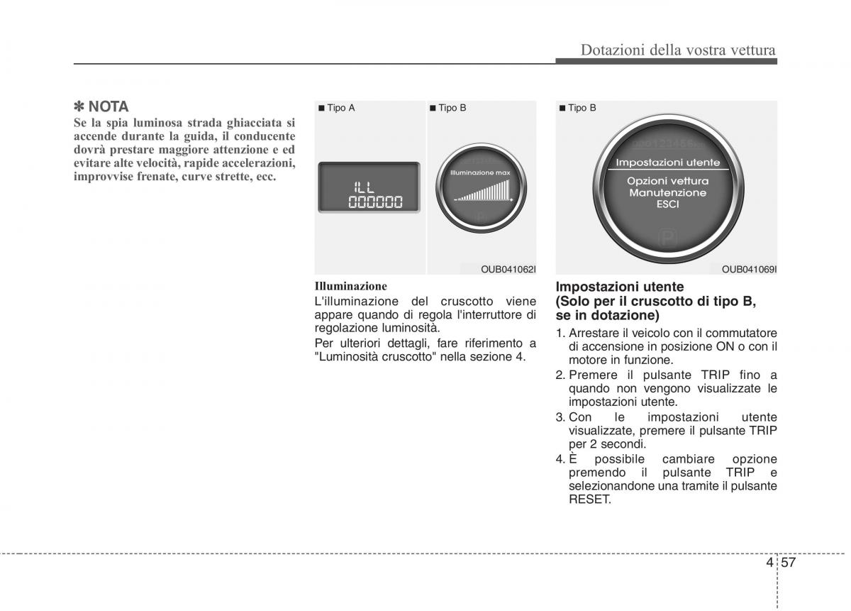 KIA Rio Pride UB manuale del proprietario / page 137